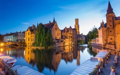 Bruges : chambre double exécutive pour 2 personnes avec petit-déjeuner à l’hôtel Prinsenhof