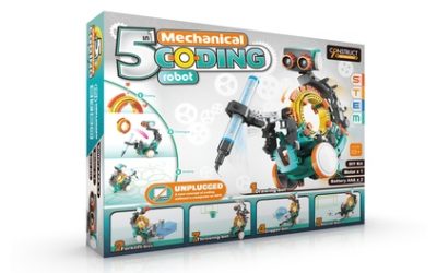 Five-in-One Mechanical Coding Robots With Free Delivery
