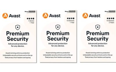 Avast Premium Security 2022 pour jusqu’à 10 appareils, 1 ou 2 ans