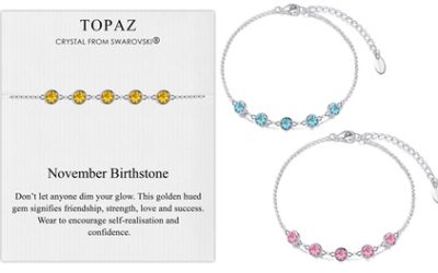 Philip Jones Birthstone Bracelet made with Crystals from Swarovski®