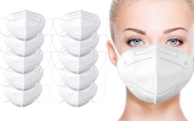 One or Ten Four-Ply Reusable Face Masks